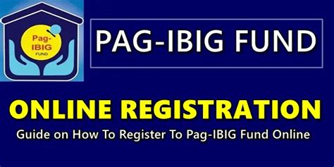 www.pagibigfund.com.ph online registration